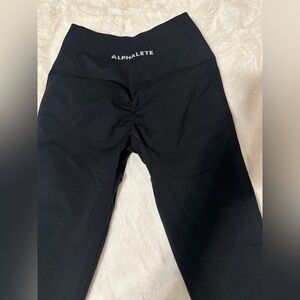 Alphalete Amplify Ultra-High Rise Black Leggings